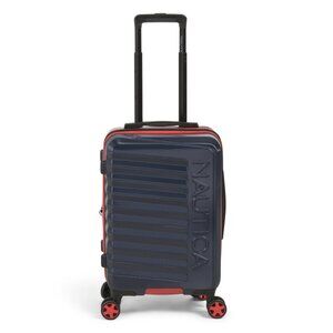 NAUTICA Navy/Red 21in Riese Hardside Carry-on Spinner